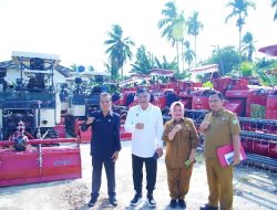 Perkuat Dukungan Program Strategis Nasional, Bupati Toha Tinjau Bantuan Alsintan Kementan RI