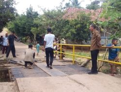 Pemkab Muba Tindaklanjuti Keluhan Warga, Jembatan Desa Purwosari Segera Diperbaiki