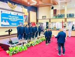 Staf Ahli Bupati Muba Hadiri Pelantikan Pengurus Daerah JMSI Sumsel Masa Bhakti 2025–2030