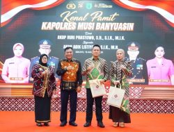 Bupati H. M. Toha Tohet Sambut AKBP Adik Listiyono dan Lepas AKBP Ruri Prastowo dalam Suasana Penuh Kehangatan di Pendopoan Griya Bumi Serasan Sekate