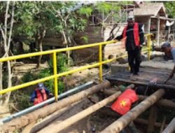 Sebagai tindak lanjut atas laporan masyarakat, Kini Jembatan Kembali Aman Dilalui